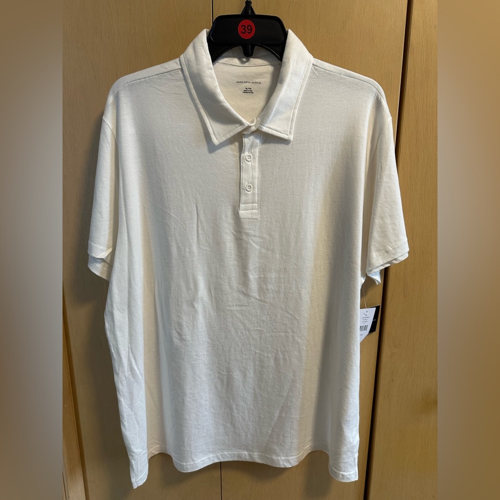 Saks Fifth Avenue Polo Shirt - NWT - Flawed